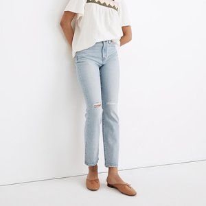 Madewell high rise slim crop boyjean 27 petite